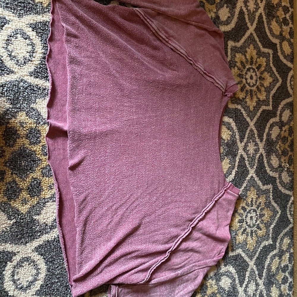 Long sleeve, loose crop sweatshirt